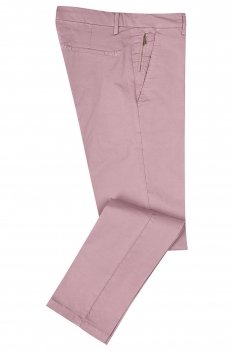 Slim body lila plain trousers