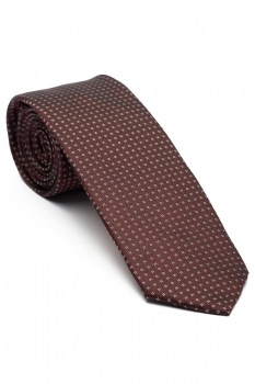 Poliester tesut burgundy geometric