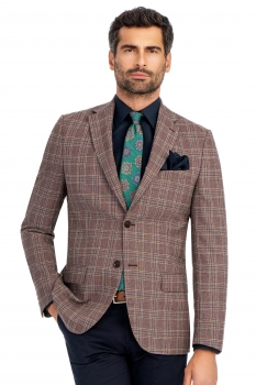 Slim body burgundy carouri blazer