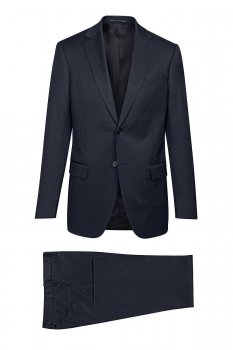 Costum slim conti bleumarin uni