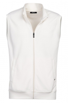 Slim body white plain waistcoat