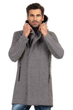 Grey plain coat