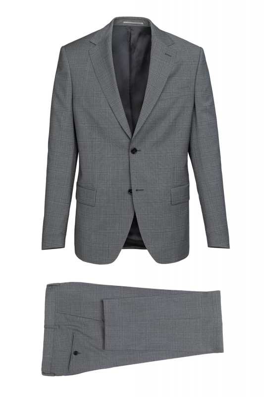 Bigotti Costum slim gri uni
