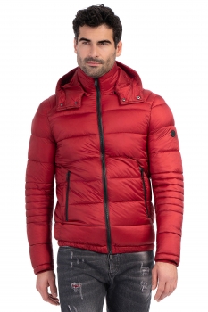 Red plain jacket