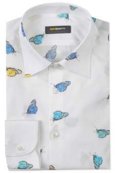 Slim white shirt