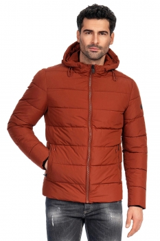 Orange plain jacket