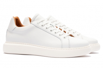 White Genuine leather Shoes