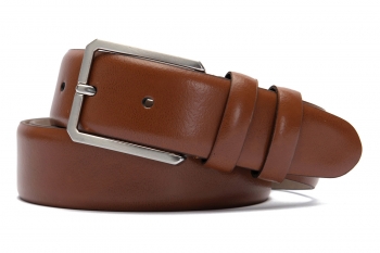Belt brown genuine leather