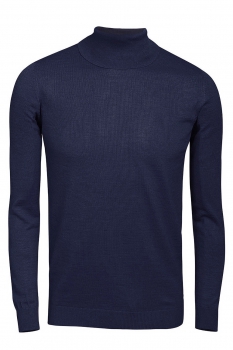 Slim body Blue Sweater