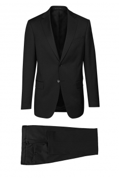 Slim negru uni costume