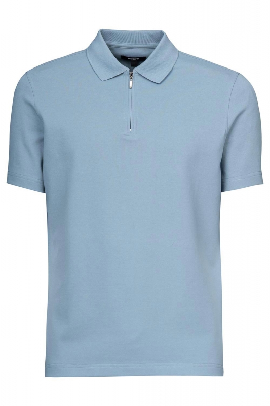 Bigotti Tricou polo regular bleu uni