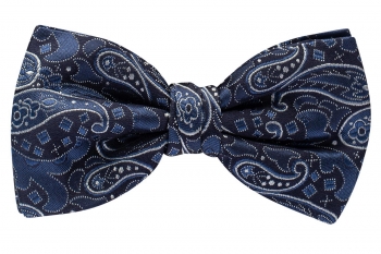 Papioane bleumarin geometric