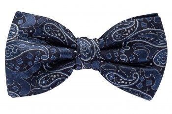 Papion bleumarin print geometric