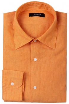 Slim oranj uni camasi