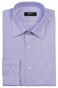 Shaped lila plain shirt