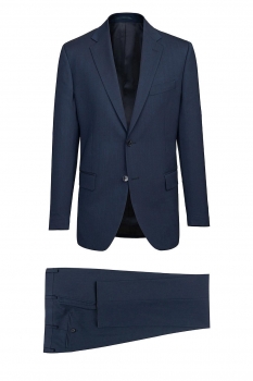 Superslim blue plain suit