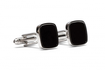 Silver cufflinks