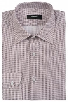 Camasa slim alba print geometric