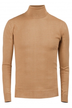 Slim body beige sweater