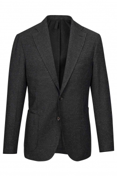 Slim body black plain blazer