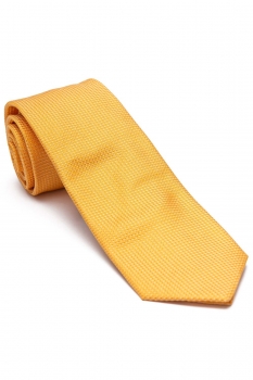 Cravata Matase tesuta Galbena Uni