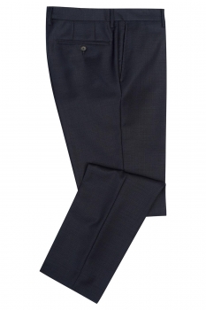 Superslim navy plain trousers