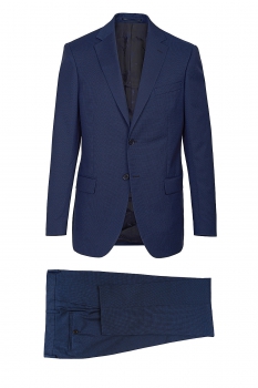 Superslim Blue Plain Suit