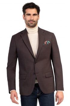 Slim body purple carouri blazer
