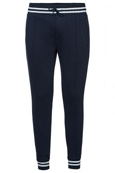 Slim body navy plain trouser