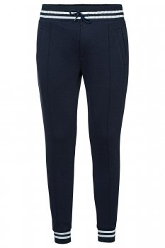 Pantaloni trening slim bleumarin uni