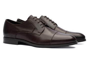 Brown genuine leather shoes