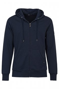 Hanorac slim bleumarin cu gluga