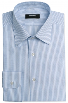 Shaped white stripe shirt