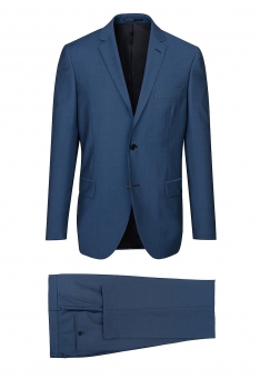 Superslim Blue Plain Suit