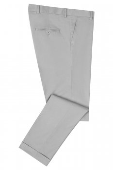 Pantaloni slim gri uni