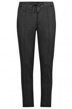 Slim body grey plain trousers