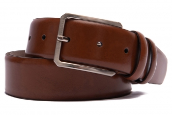 Belt brown genuine leather