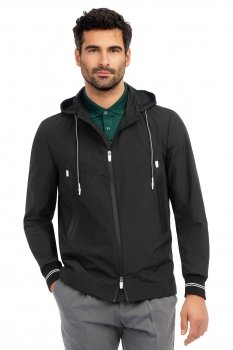 Geaca slim neagra uni