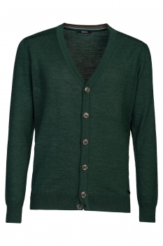 Slim body green sweater