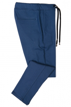 Slim body Blue Plain Trouser