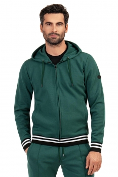 Green hoodies