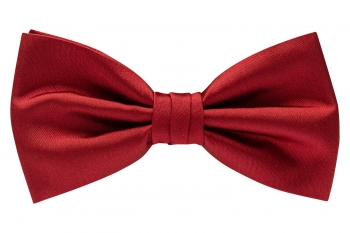 Bow tie red plain
