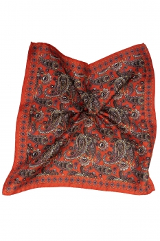 Orange pocket square