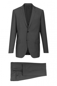 Regular grey plain suit