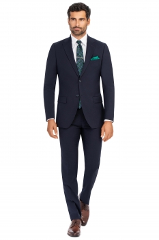 Superslim navy plain suit