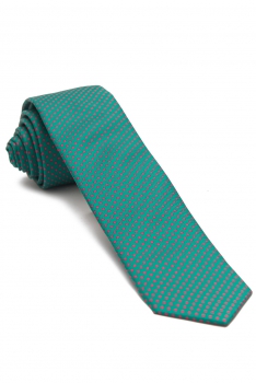 Cravata verde print geometric