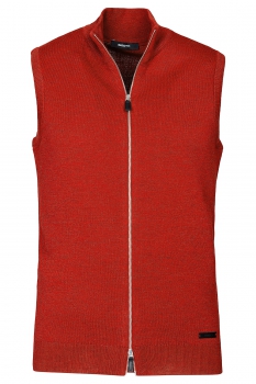Slim body orange plain waistcoat