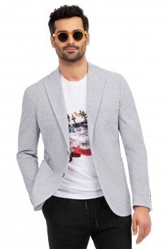 Slim gri uni sacouri