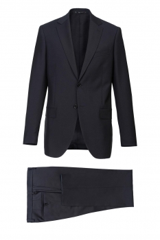 Superslim navy plain suit