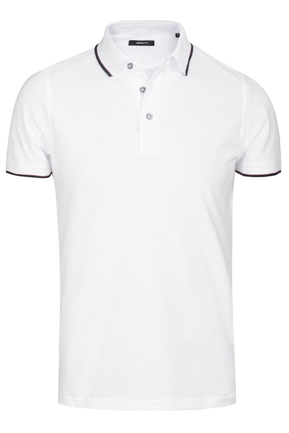 Tricou Polo Alb Uni Bigotti Ro Vbtsba3es56a11999